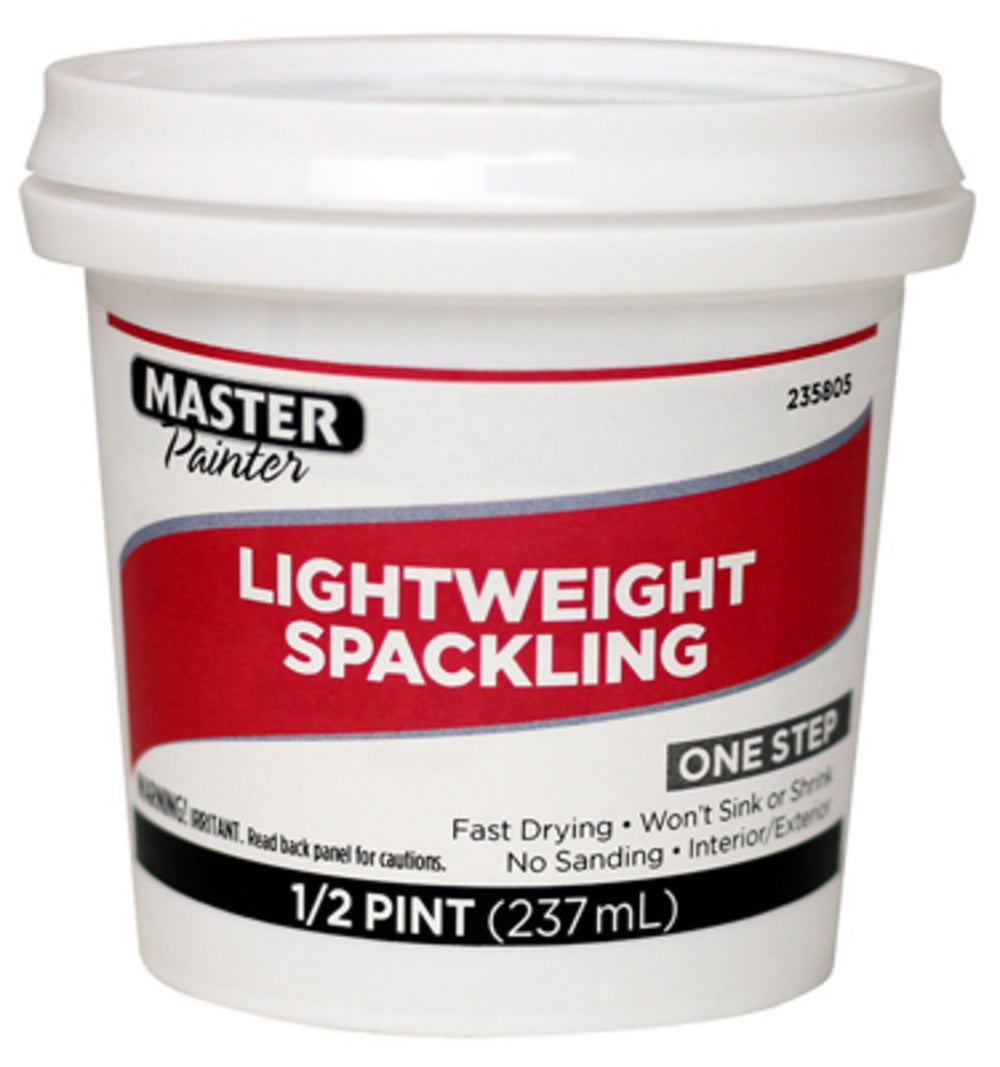 Dap 08736 Master Painter Superior Lightweight Formula Spackling, 1/2 Pint