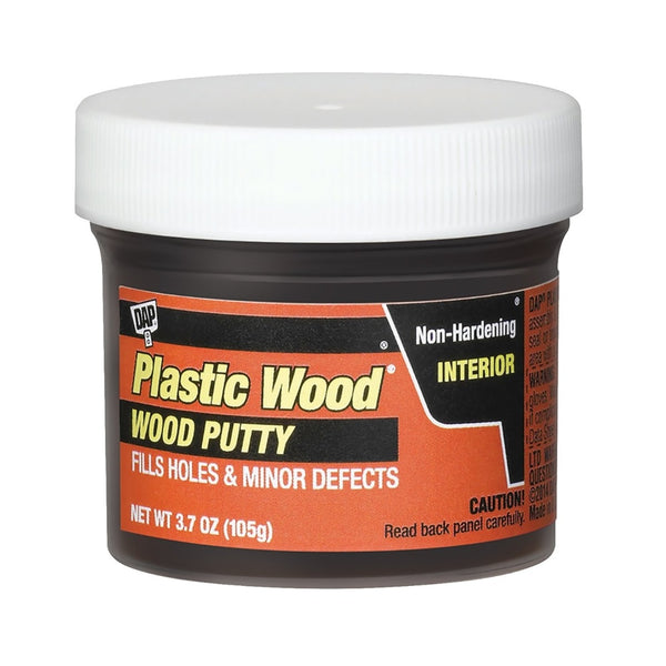 Dap 7079821266 Plastic Wood Non-Hardening Wood Putty, 3.7 Ounce