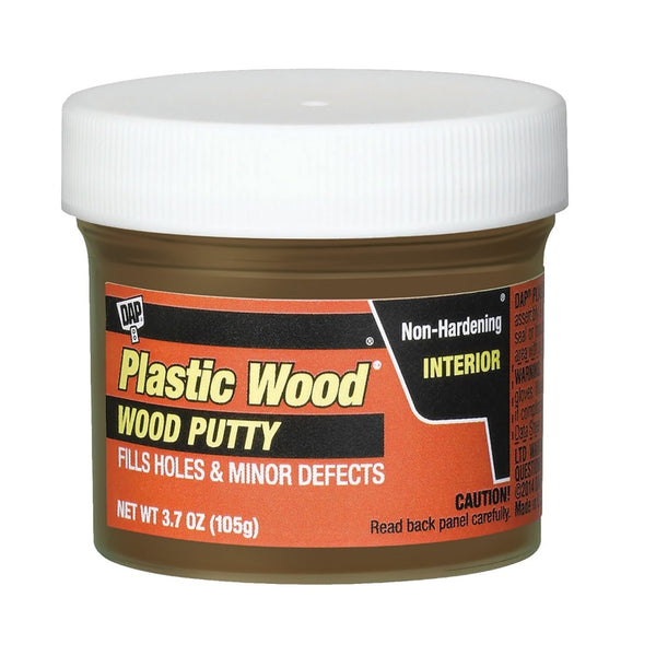 Dap 7079821270 Plastic Wood Non-Hardening Wood Putty, 3.7 Ounce