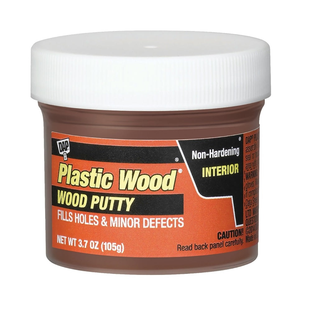 Dap 7079821262 Plastic Wood Non-Hardening Wood Putty, 3.7 Ounce