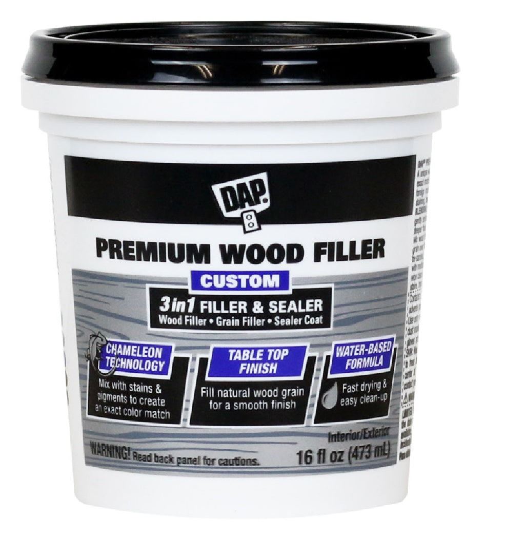 Dap 7079800550 Premium Wood Filler, Paste, Slight, 16 Ounce