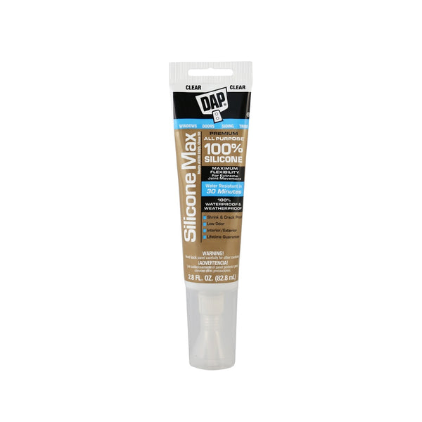 Dap 08792 Silicone Max Window & Door Sealant, 2.8 Oz