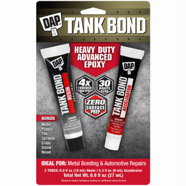 Dap 00176 Tank Bond Heavy Duty Advanced Epoxy, 0.9 OZ