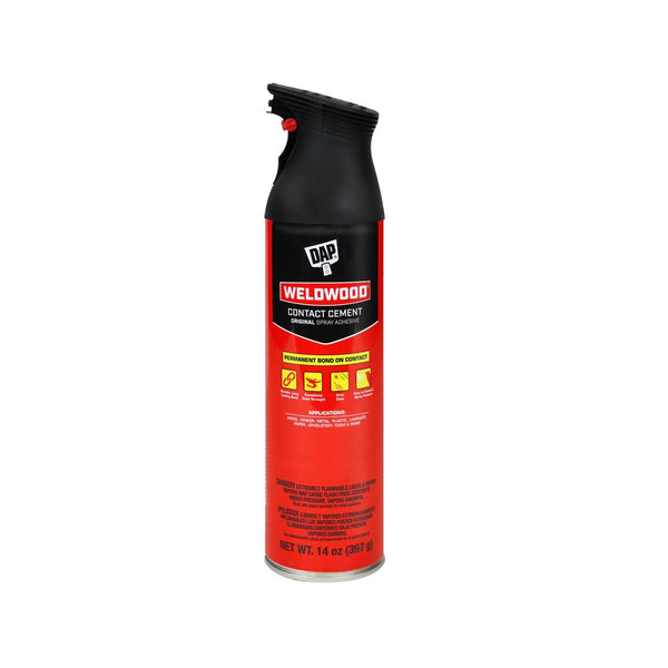 Dap 00120 Weldwood Contact Cement Spray Adhesive, 14 Oz