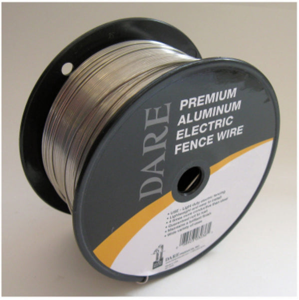 Dare 14AL1320 Aluminum Electric Fence Wire, 1/4 Mile