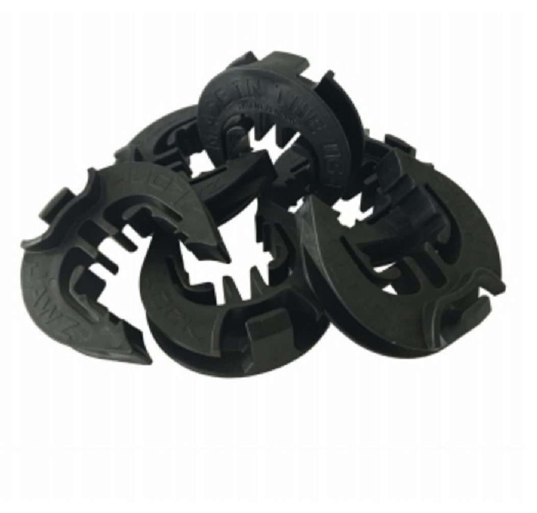 Dare T-360-B Electric Fence T-Post Insulator, Black