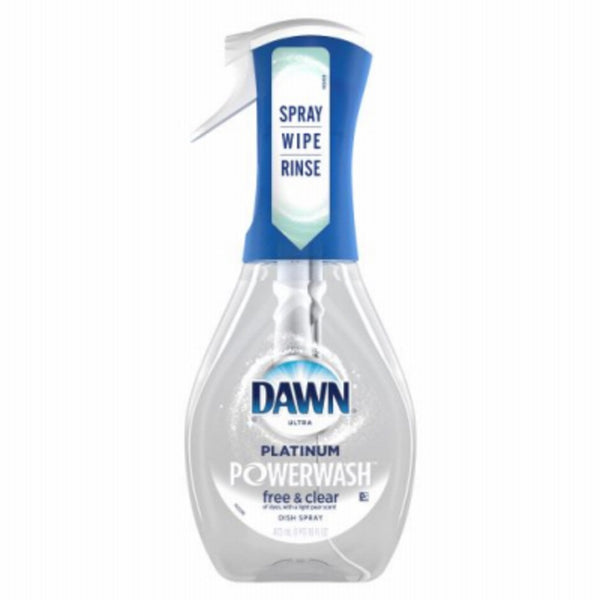 Dawn 65732 Free & Clear Powerwash Dish Spray Soap, Pear Scent, 16 Ounce