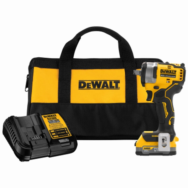 DeWalt DCF911E1 MAX Cordless Compact Impact Wrench Kit, 20 Volt