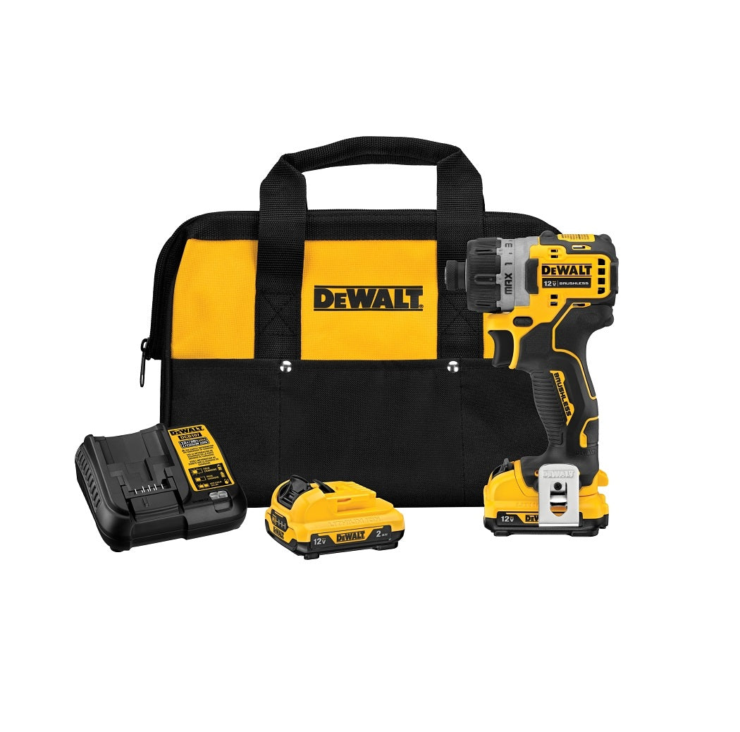 DeWalt DCF601F2 Screwdriver Kit, 12 V, 2 Ah