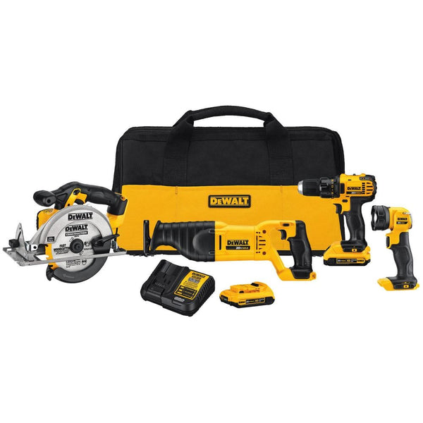 DeWalt DCK423D2  4-Tool Combo Kit, 20 Volt