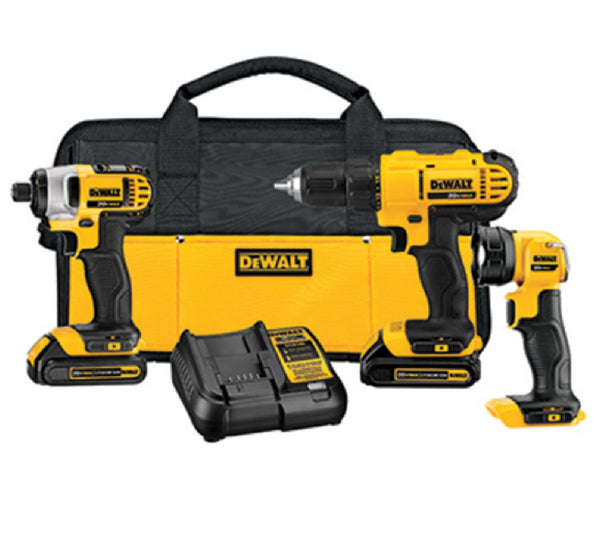 DeWalt DCK214F1 Cordless Tool Combo Kit, 12 Volt