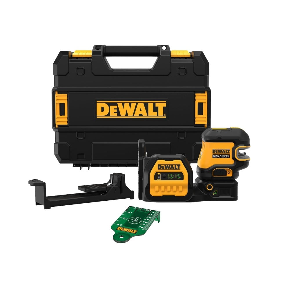 DeWalt DCLE34520GB Cross Line Laser Level, 165 Feet Measuring Range