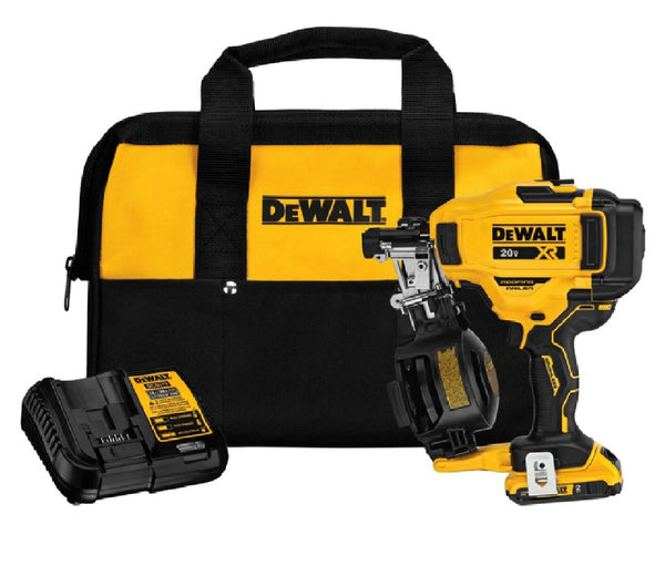 DeWalt DCN45RND1 20V MAX Coil Roofing Nailer, 20 Volt