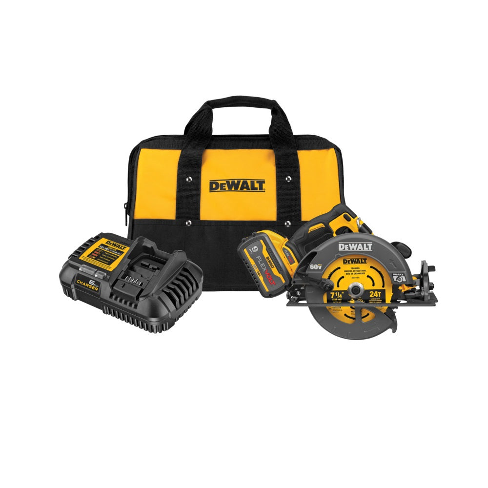 DeWalt DCS578X1 Brushless Cordless Circular Saw Kit, 60 Volt