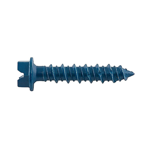 DeWalt DFM12708 UltraCon+ Series Concrete Screw Anchor, Carbon Steel, 3/16 inch