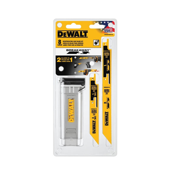 DeWalt DWABK48SETCS Breakaway Reciprocating Saw Blade, Bi-Metal