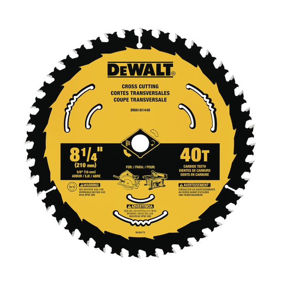 DeWalt DWA181440 Circular Saw Blade, Tungsten Carbide