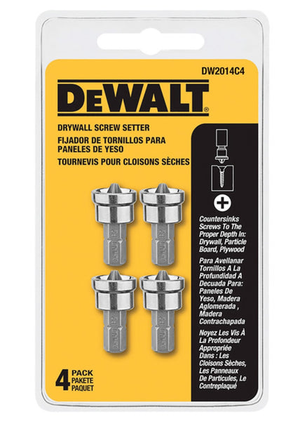 DeWalt DW2014C4 Drywall Screw Setter, S2 Tool Steel