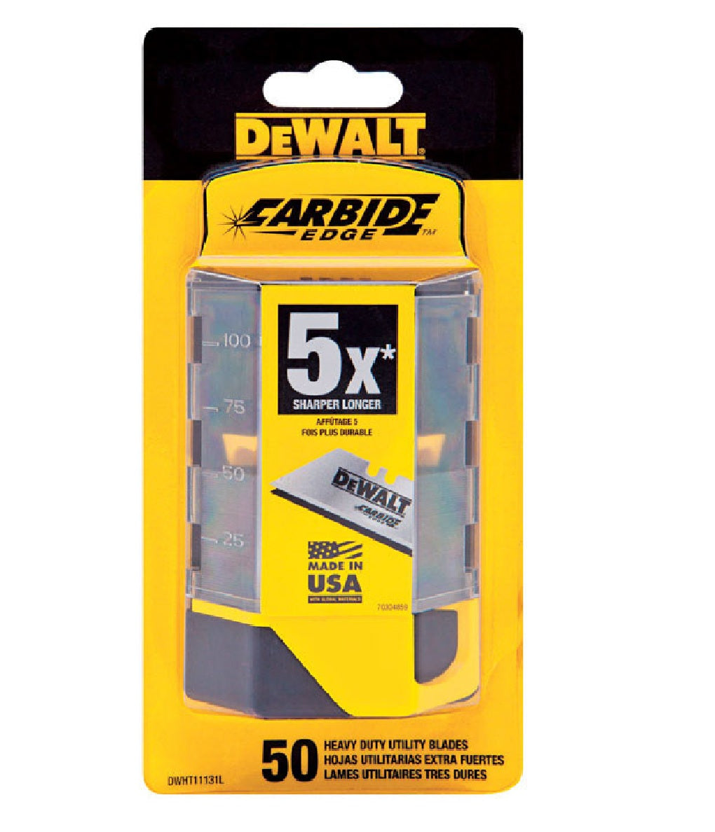 DeWalt DWHT11131L Carbide Utility Blade, 50/Pack