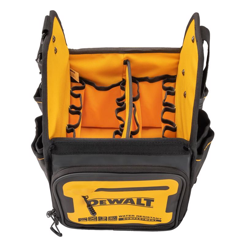 DeWalt DWST560105 Electrician Tote Bag, Black/Yellow, 34 Pockets