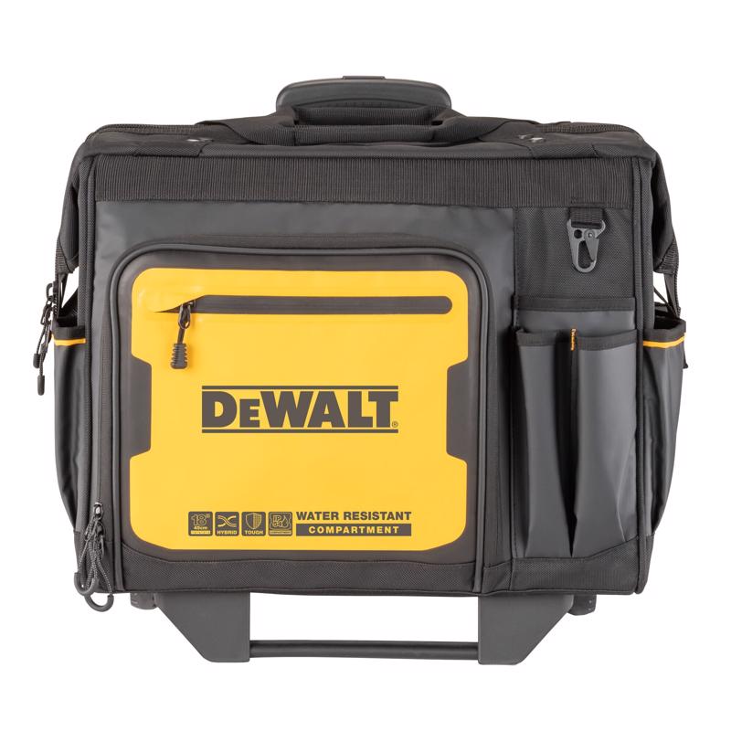 DeWalt DWST560107 Roller Tool Bag, Black/Yellow, 27 Pockets