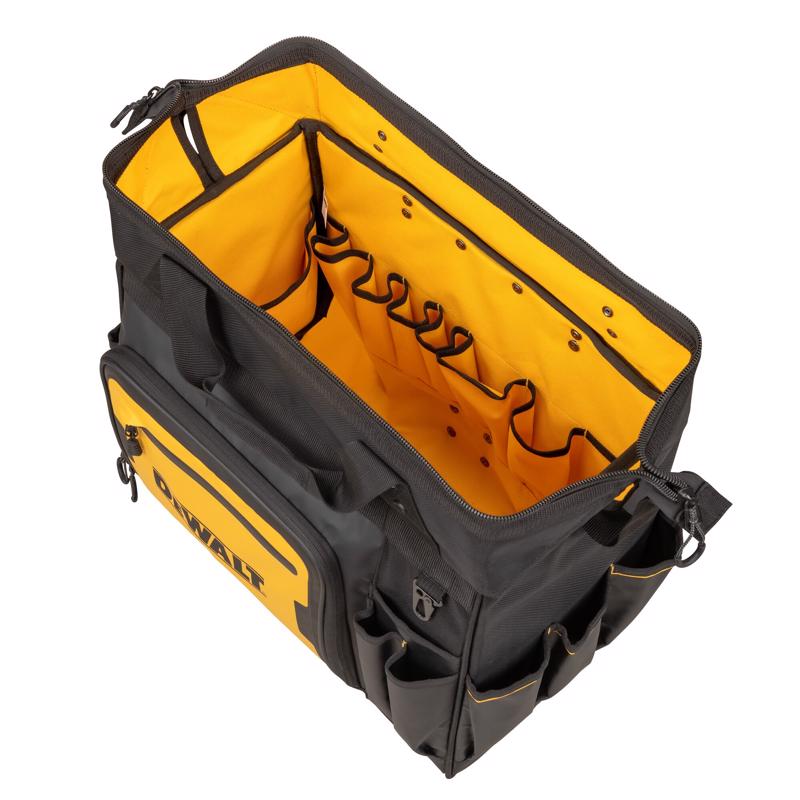 DeWalt DWST560107 Roller Tool Bag, Black/Yellow, 27 Pockets