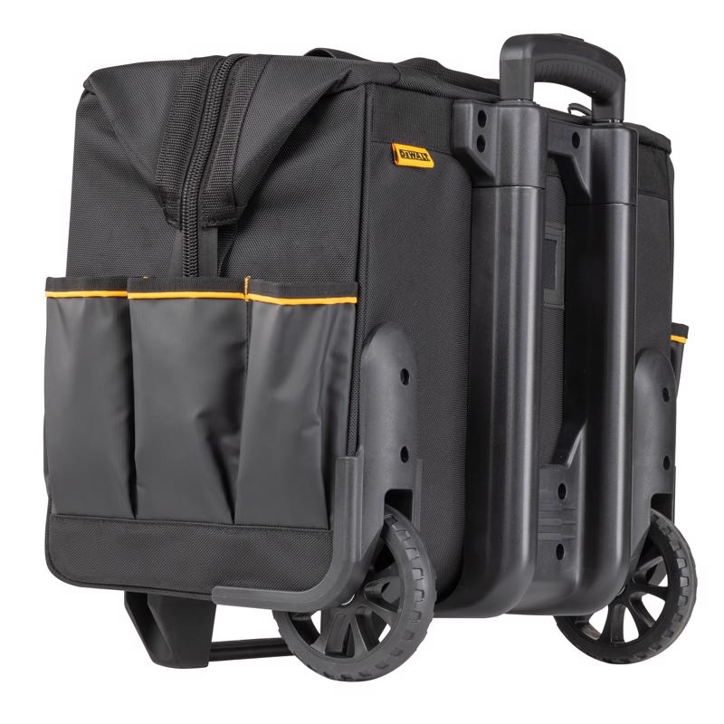 DeWalt DWST560107 Roller Tool Bag, Black/Yellow, 27 Pockets