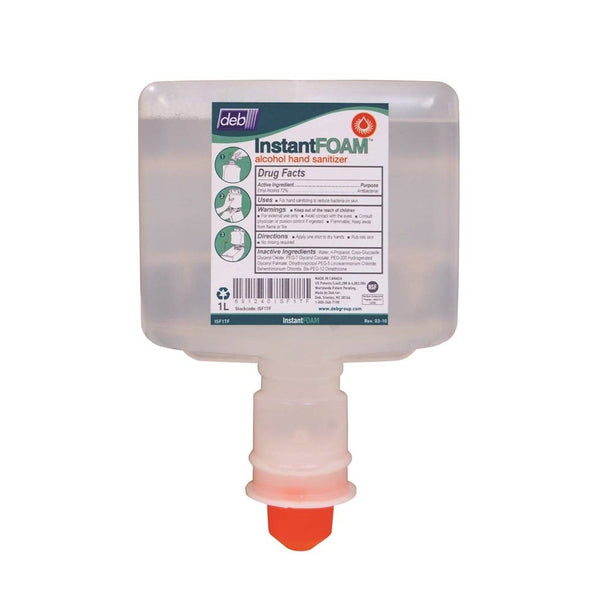 Deb IFC1TF InstantFoam Alcohol Hand Sanitizer, 1000 Ml