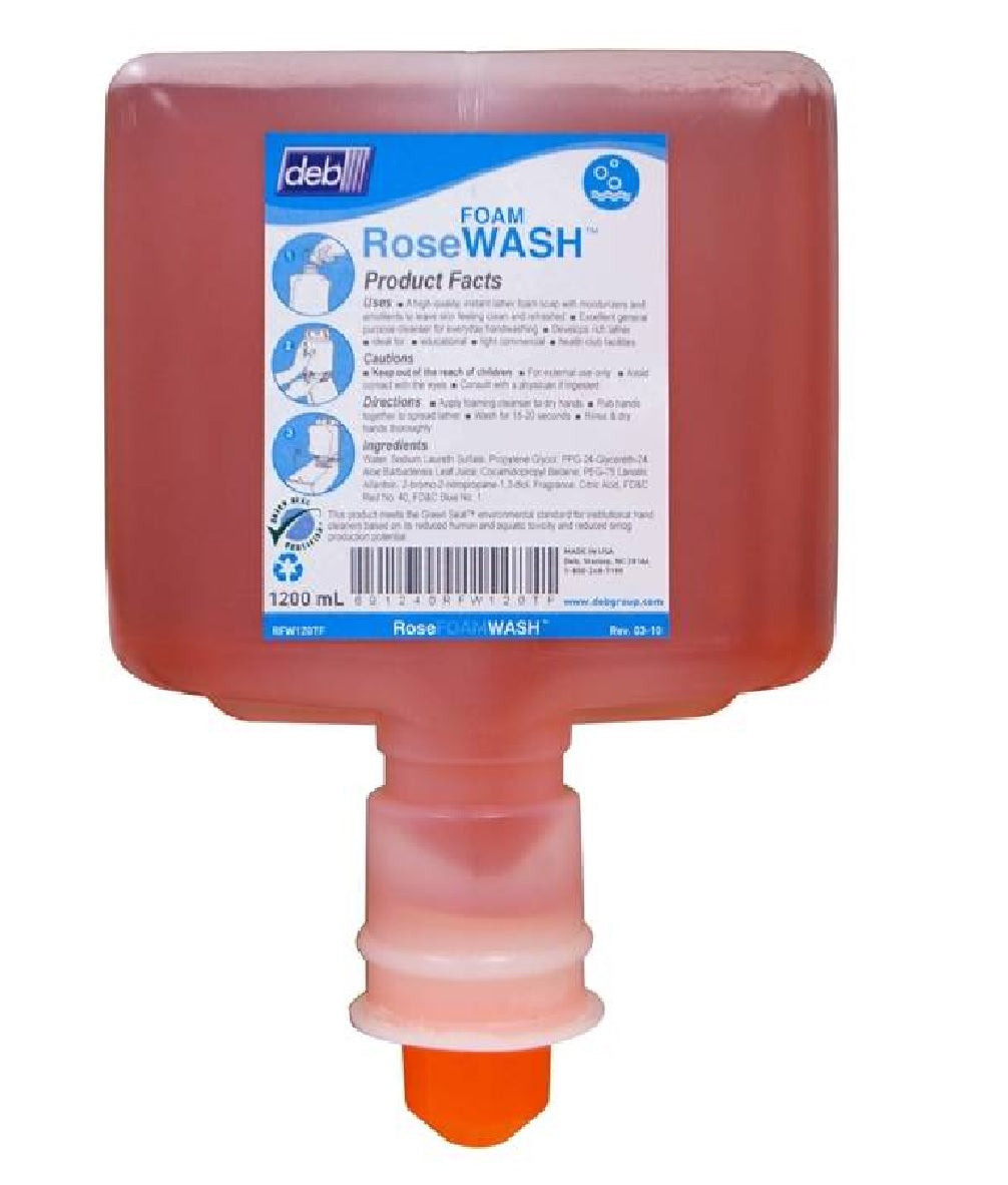 Deb 111724 Touch Free Cartridge Foam Wash, 1200 ml