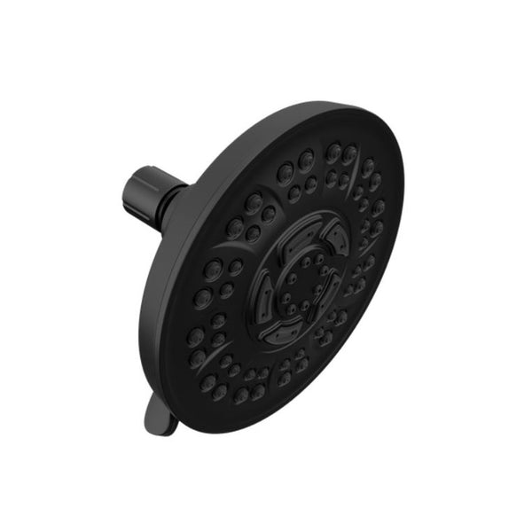 Delta 75899BL 8-Function Wall Mount Fixed Shower Head, Matte Black