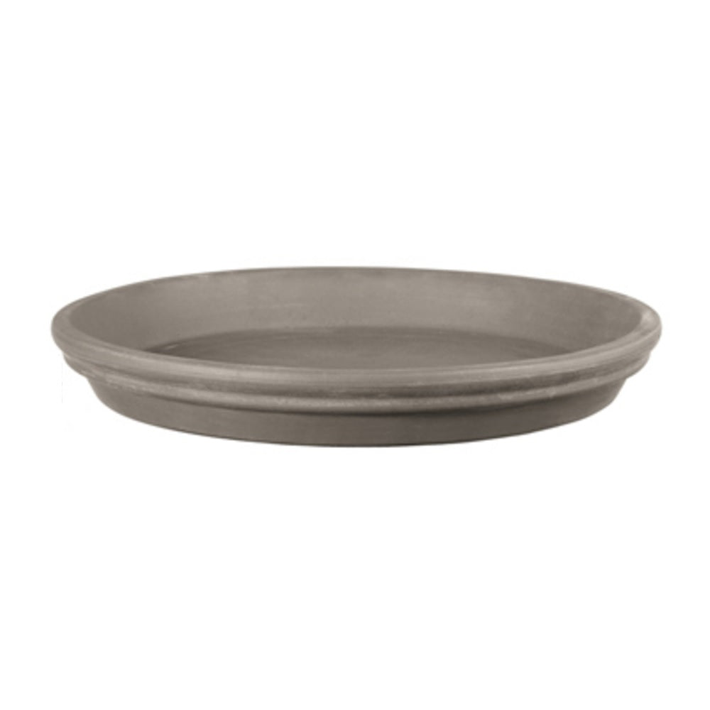 Deroma 8721CPZ Moka Garden Plant Saucer, Clay