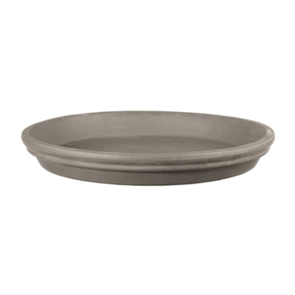 Deroma 8721CPZ Moka Garden Plant Saucer, Clay