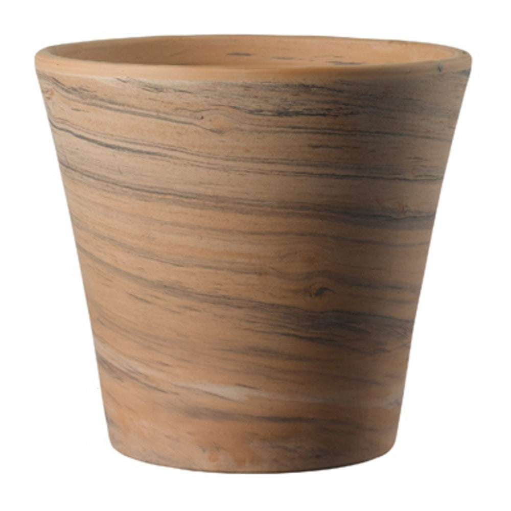 Deroma 3R21WP99Z Duo 2 Tone Cone Pot, Clay