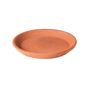 Deroma 8717WPZ Duo Plant Saucer, Clay