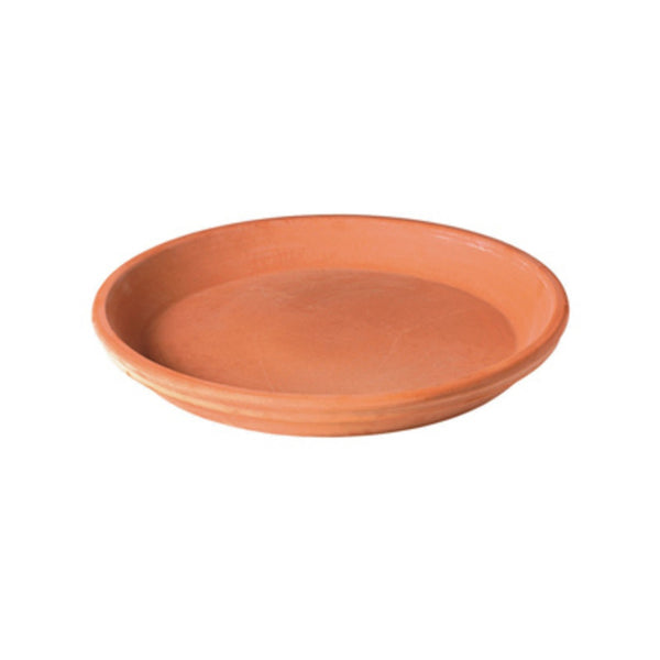 Deroma 8717WPZ Duo Plant Saucer, Clay