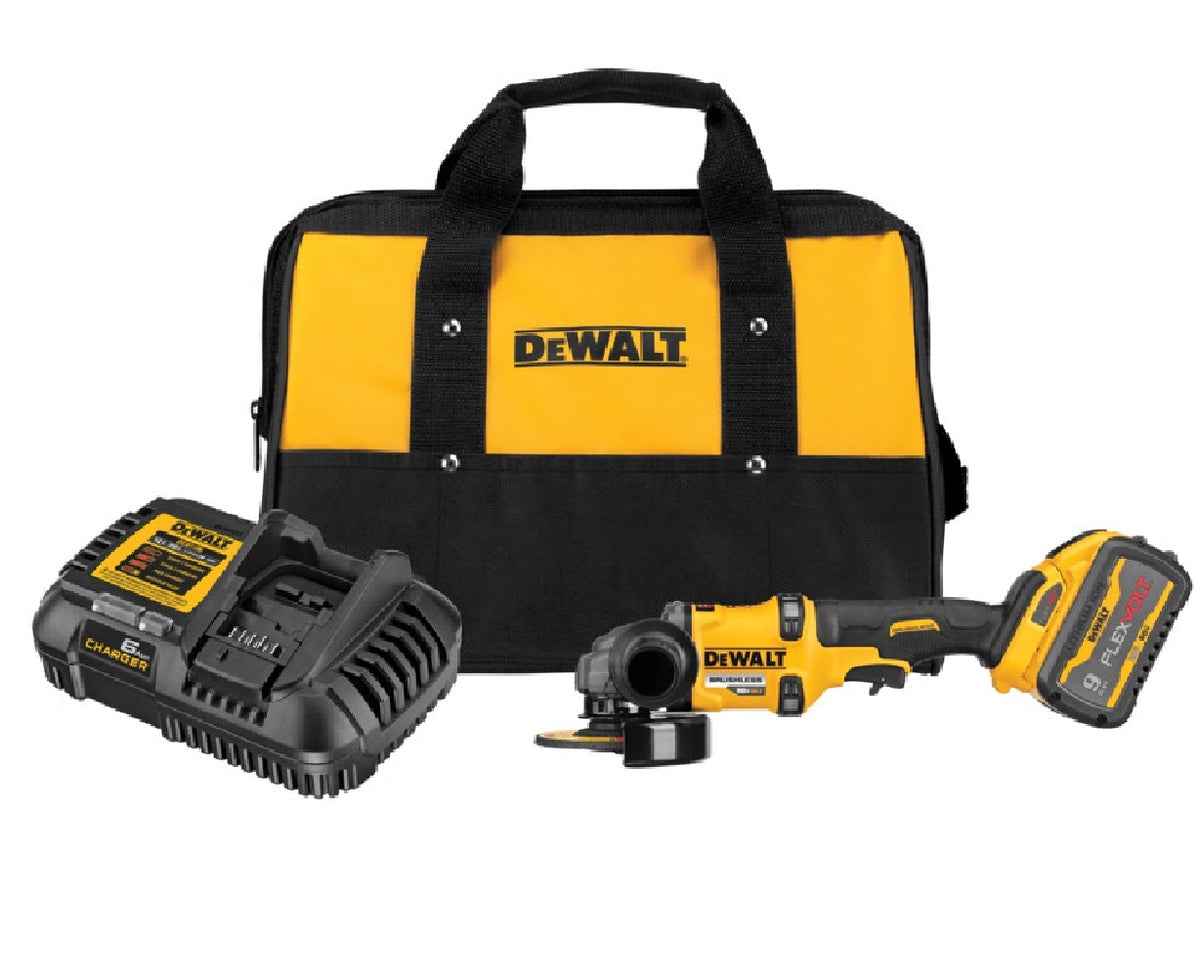 Dewalt DCG418X1 Brushless Cordless Grinder, Yellow
