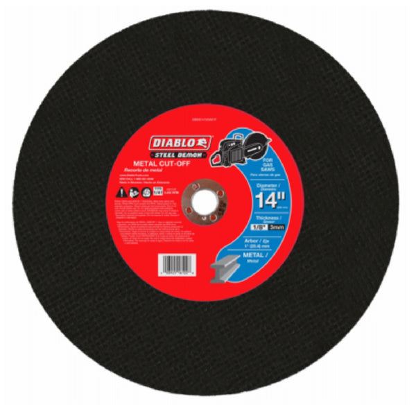 Diablo DBDS14125A01F Metal High Speed Cut Off Disc, 14 Inch