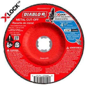 Diablo DBX045063701F X-Lock Metal Cut Off Blade, 4.5 Inch x 1/16 inch