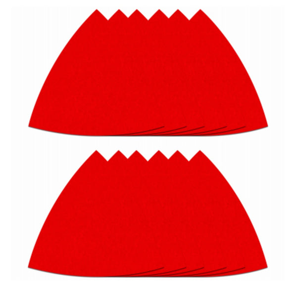 Diablo DCT318ASTH12G Assorted Oscillating Triangle Sanding Sheets, 3-1/8 Inch