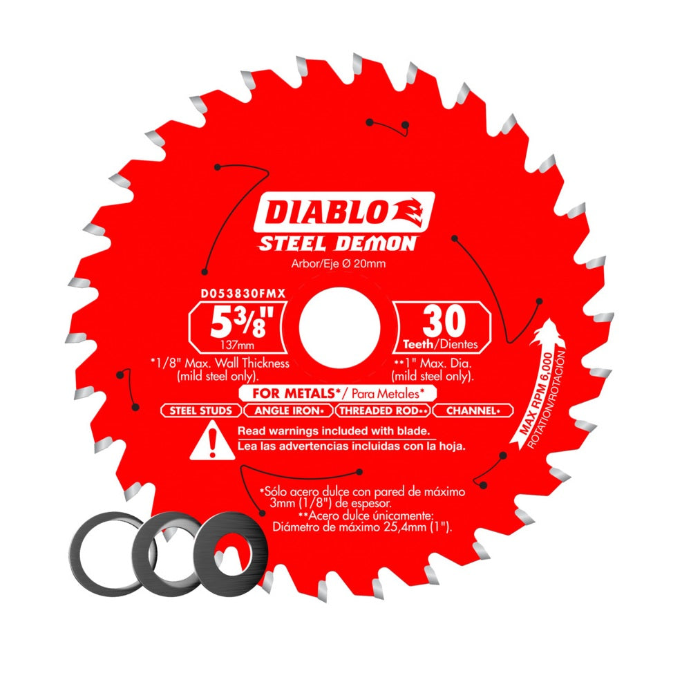 Diablo D053830FMX Steel Demon Circular Saw Blade