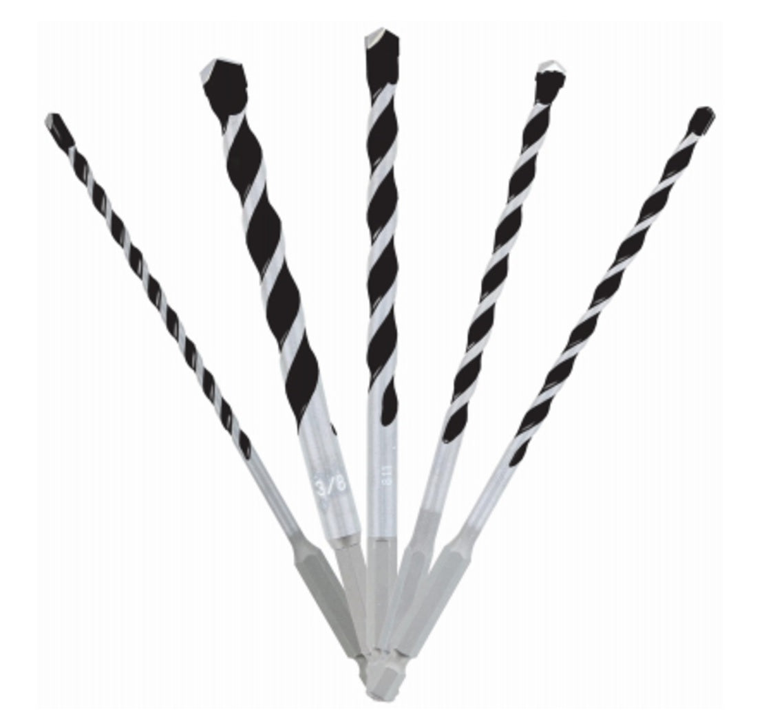 Diablo DMAMM1190-S5 Carbide Tipped Hammer Drill Bit Set, 5 Piece
