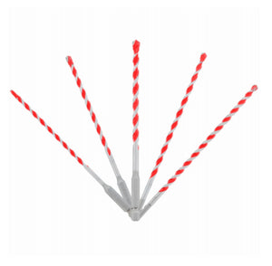 Diablo DMARG1220-S5 Demon Red Granite Varbide Tipped Hammer Drill Bit Set