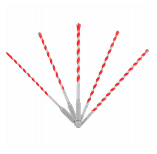 Diablo DMARG1220-S5 Demon Red Granite Varbide Tipped Hammer Drill Bit Set