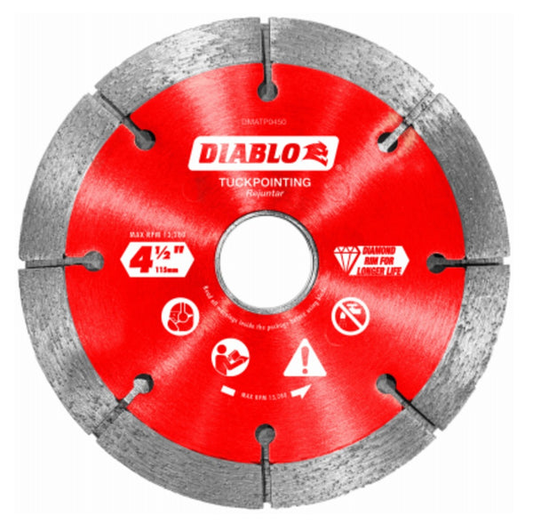 Diablo DMATP0450 Diamond Tuckpoint Blade, 4-1/2 Inch