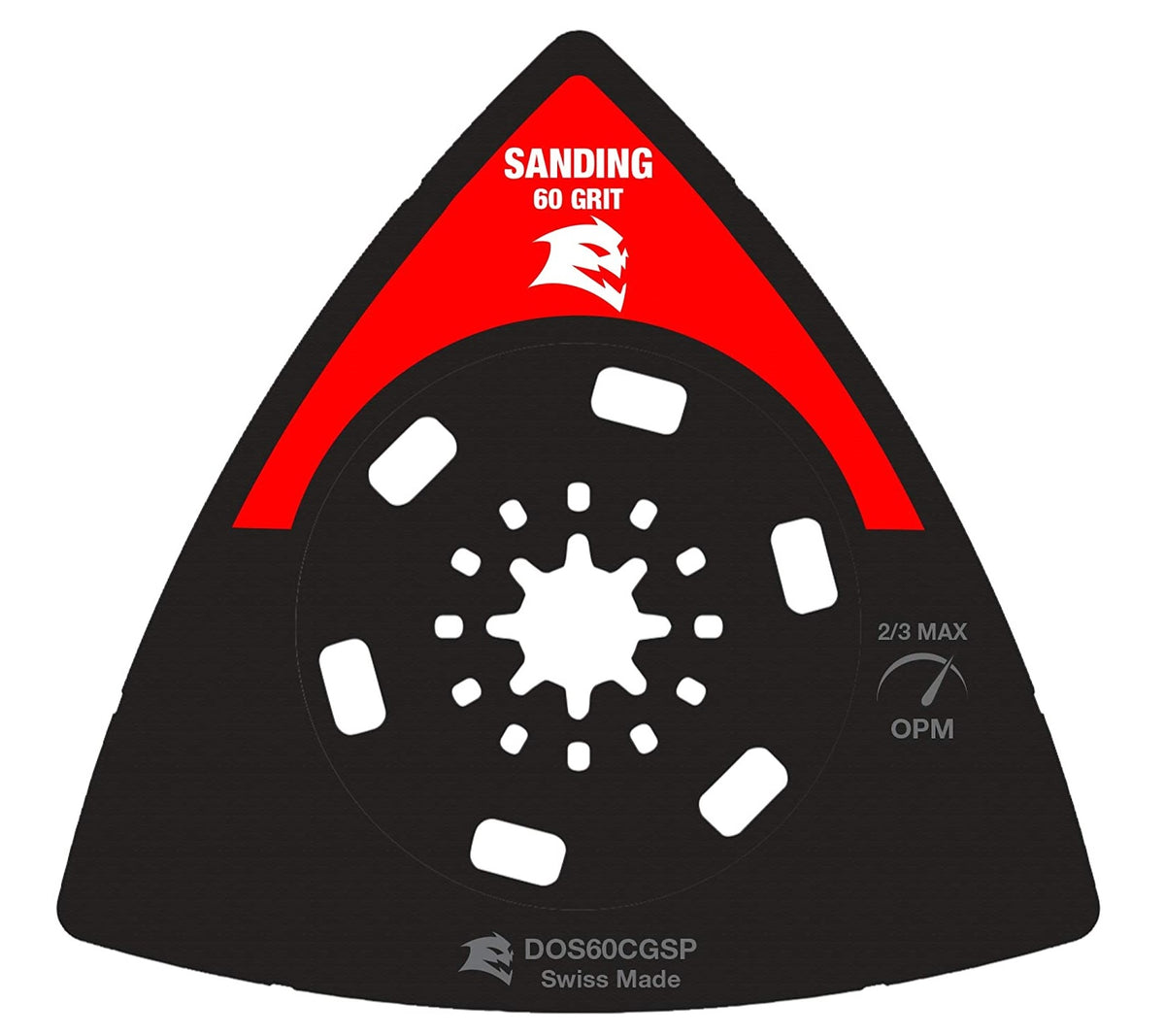 Diablo DOS60CGSP Starlock Carbide Grit Oscillating Sanding Plate, 60 Grit