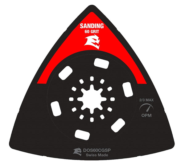 Diablo DOS60CGSP Starlock Carbide Grit Oscillating Sanding Plate, 60 Grit