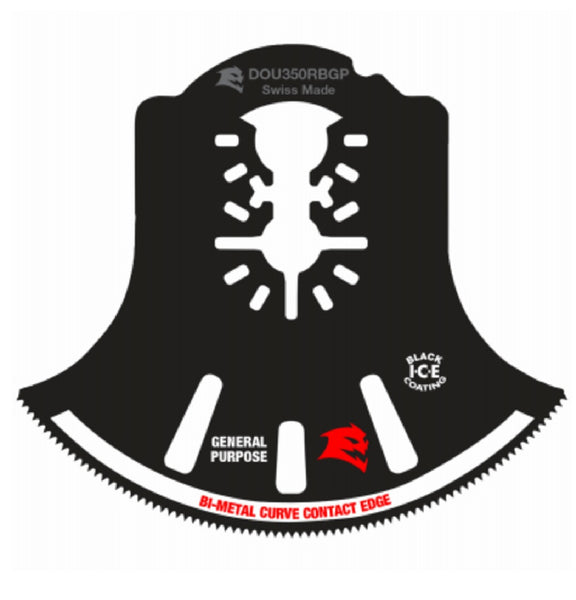 Diablo DOU350RBGP Universal Fit Bi-metal Oscillating Blade, 3-1/2 Inch