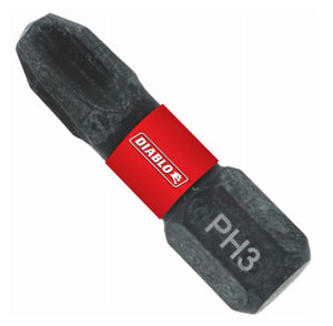 Diablo DPH31P5 #3 Phillips Drive Bits, 1 Inch