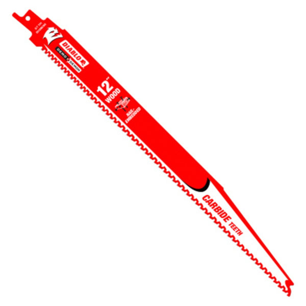 Diablo DS1206CWS10 Nail Embedded Wood Demo Demon Reciprocating Blades, 12 Inch