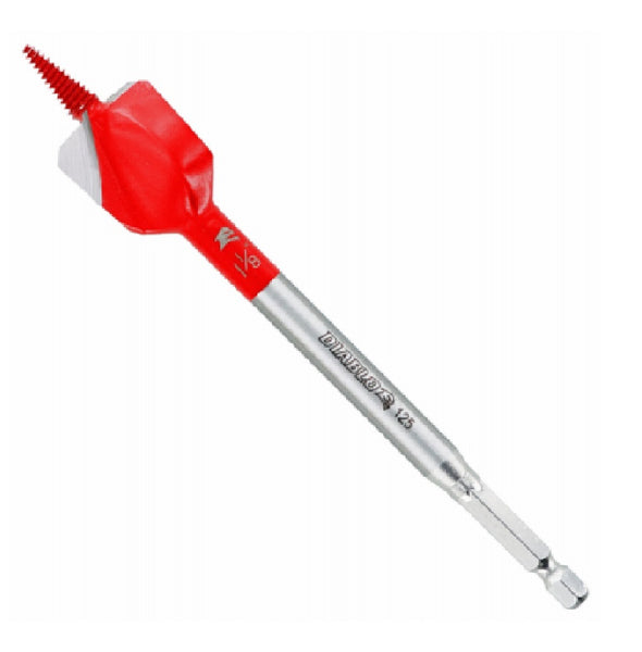 Diablo DSPD4060 Demo Demon Spade Bit for Nail-Embedded Wood, 1-1/8 Inch x 6 Inch